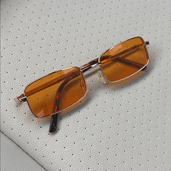 Accessories - Vintage style Orange Sunglasses